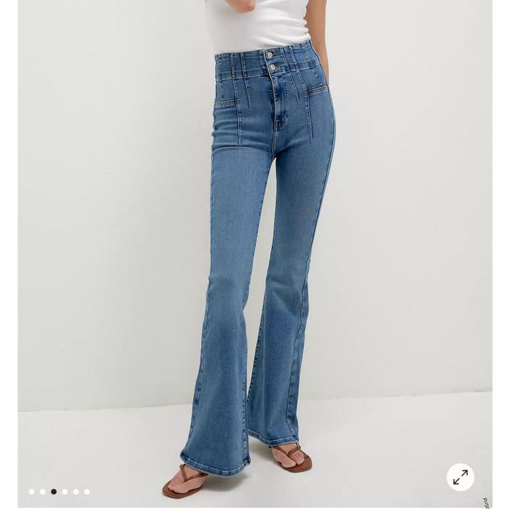 Free People Jayde Flare Jeans High Rise 26 Women